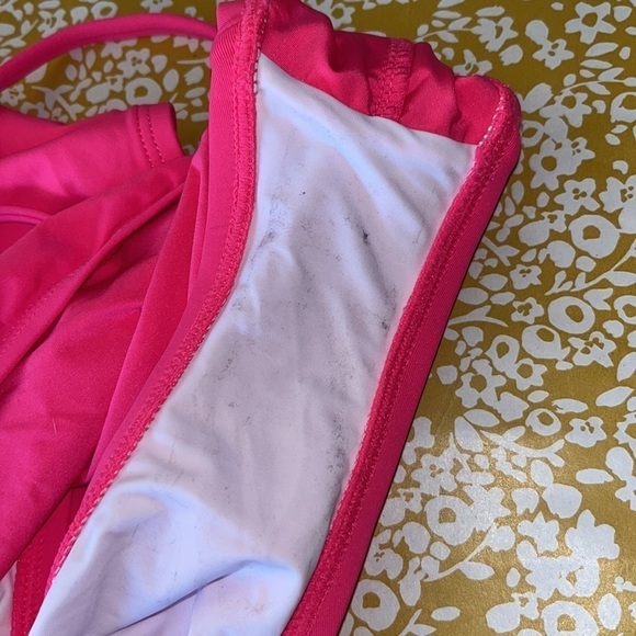 LA BLANCA Island Goddess One Shoulder One Piece Swimsuit Pink 4 - Picture 4 of 4